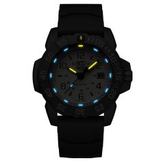 Luminox Navy SEAL Foundation 3250 Beige Dial Black Rubber Strap Military Dive Watch 45mm - XS3251CBNSFSET