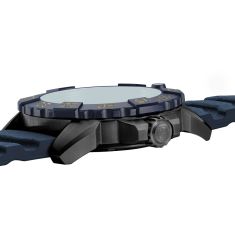 Luminox Navy SEAL Foundation Back to the Blue Black Dial Blue Rubber Strap Military Dive Watch 45mm - XS3255CBNSF