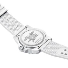 Luminox Navy SEAL 3500 Black Dial White Rubber Strap Arctic Edition Military Dive Watch 45mm - XS3507WB