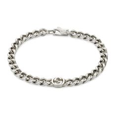 Gucci Interlocking Sterling Silver Bracelet