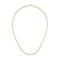 10k Yellow Gold 3.2mm Miami Cuban Chain Necklace
