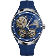 Accutron DNA Casino Limited Edition Blue Rubber Strap Watch - 45.1mm - 28A208