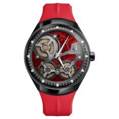 Accutron DNA Casino Limited Edition Red Rubber Strap Watch - 45.1mm - 28A206