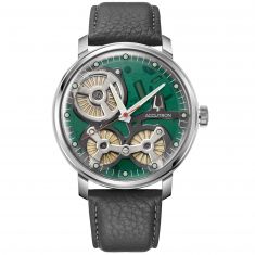 Accutron Electrostatic Spaceview 2020 Limited Edition Grey Leather Strap Watch | 43.5mm | 2ES6A005