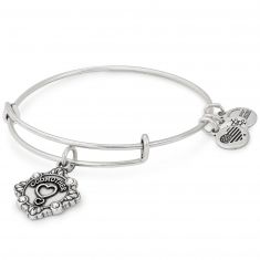 Alex and Ani Godmother Charm Bangle Bracelet 2018 Rafaelian Silver Finish REEDS Jewelers