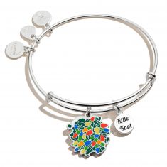 Alex and Ani National Lampoon s Christmas Vacation Little Light Knot Charm Bangle Bracelet Shiny Silver Finish REEDS Jewelers