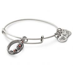 Alex and Ani Queen s Crown Charm Bangle Bracelet Rafaelian Silver Finish REEDS Jewelers