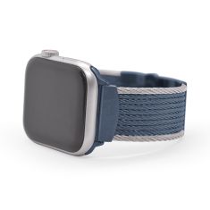 ALOR iALOR Cable 10-Row Blueberry & Grey Cable Apple Watch Strap - 42-45mm - APL-96-0010-00