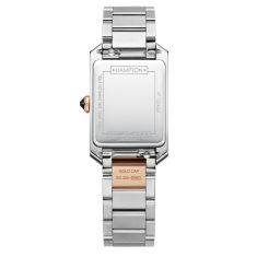 Baume & Mercier Hampton 10751 Quartz Silver Dial Two-Tone Watch 35x22mm - BMM0A10751
