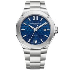 Baume & Mercier Riviera 10620 Automatic Blue Dial Stainless Steel Watch 42mm - BMM0A10620
