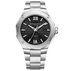 Baume & Mercier Riviera 10621 Automatic Black Dial Stainless Steel Watch 42mm - BMM0A10621