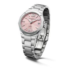 Baume & Mercier Riviera 10675 Automatic Pink Dial Stainless Steel Watch 33mm - BMM0A10675