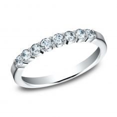 Benchmark 1/2ctw Round Diamond White Gold Wedding Band | 2.5mm