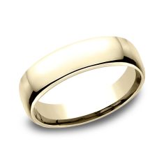 Benchmark Yellow Gold European Comfort Fit Band 5.5mm