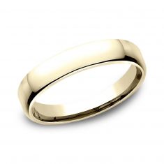 Benchmark Yellow Gold European Comfort Fit Wedding Band | 4.5mm