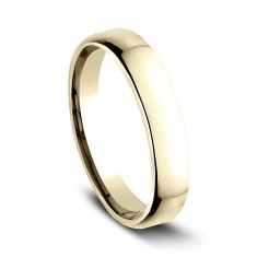 10k Yellow Gold 4.5mm European Comfort Fit Wedding Band