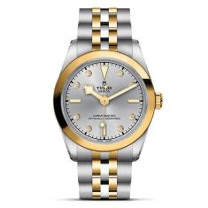 Black Bay 31 S&G Silver Diamond-Set Dial Stainless Steel and Yellow Gold Watch 31mm - M79603-0007