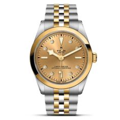 Black Bay 36 S&G Champagne Diamond-Set Dial Stainless Steel and Yellow Gold Watch 36mm - M79643-0008