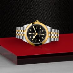 Black Bay 39 S&G Black Diamond-Set Dial Stainless Steel and Yellow Gold Watch | 39mm | M79663-0006