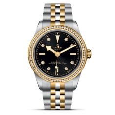 Black Bay 39 S&G Black Diamond-Set Dial Stainless Steel and Yellow Gold Watch | 39mm | M79673-0005
