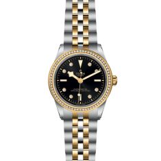 Black Bay 39 S&G Black Diamond-Set Dial Stainless Steel and Yellow Gold Watch | 39mm | M79673-0005