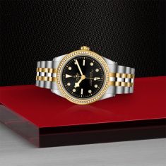 Black Bay 39 S&G Black Diamond-Set Dial Stainless Steel and Yellow Gold Watch | 39mm | M79673-0005