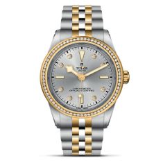Black Bay 39 S&G Silver Diamond-Set Dial Stainless Steel and Yellow Gold Watch | 39mm | M79673-0006