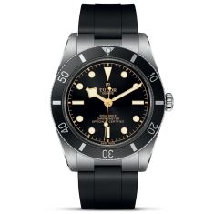 Black Bay 54 Black Dial Black Rubber Strap Watch | 37mm | M79000N-0002
