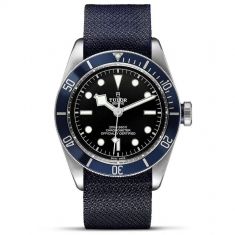 Black Bay Blue Fabric Strap Watch | 41mm | M79230B-0006