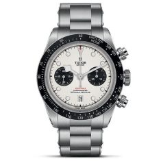 Black Bay Chrono White Dial Stainless Steel Watch | 41mm | M79360N-0002