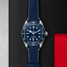 Black Bay Fifty-Eight Blue Soft Touch Strap Watch | 39mm | M79030B-0002