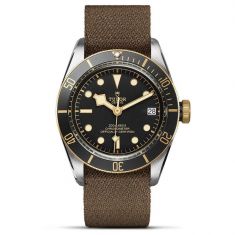 Black Bay S&G Brown Fabric Strap Watch | 41mm | M79733N-0005