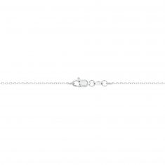 Blue Sapphire and Diamond Accent White Gold Pendant Necklace
