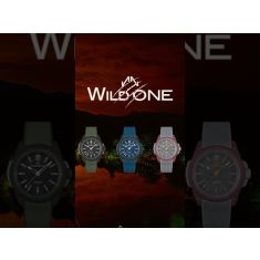 NORQAIN Independence Wild ONE Black & Blue Mesh Rubber Strap Automatic Watch 42mm - NNQ3000QBA1A/A001/3W1AR.20BQ