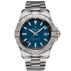 Breitling Avenger Automatic 42 Blue Dial Stainless Steel Watch - A17328101C1A1