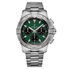 Breitling Avenger B01 Chronograph 42 Green Dial Stainless Steel Watch 42mm - AB0146101L1A1
