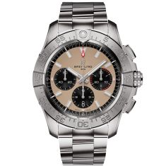 Breitling Avenger B01 Chronograph Beige Dial Stainless Steel Watch - AB0147101A1A1