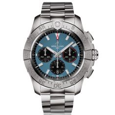 Breitling Avenger B01 Chronograph Blue Dial Stainless Steel Watch - AB0147101C1A1