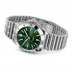 Breitling Chronomat Automatic GMT 40 Green Dial Stainless Steel Bracelet Watch 40mm - A32398101L1A1