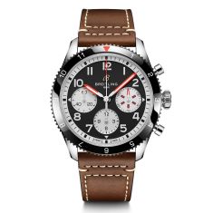 Breitling Classic AVI Chronograph 42 Mosquito Brown Leather Strap Watch | 42mm | Y233801A1B1X1