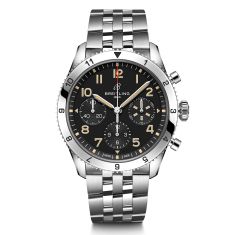 Breitling Classic AVI Chronograph 42 P-51 Mustang Stainless Steel Watch | 42mm | A233803A1B1A1