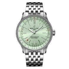 Breitling Navitimer Automatic 35 Mint Dial and Stainless Steel Bracelet Watch | 35mm | A17395361L1A1