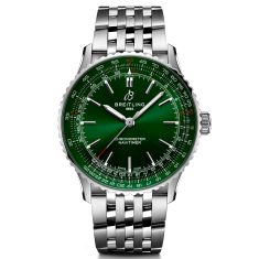 Breitling Navitimer Automatic 41 Green Dial Stainless Steel Watch 41mm - A17329371L1A1