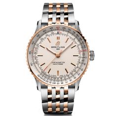 Breitling Navitimer Automatic 41 Two-Tone Rose Gold and Stainless Steel Watch 41mm - U17329F41G1U1