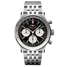 Breitling Navitimer B01 Chronograph 43 Black Dial and Stainless Steel Bracelet Watch | 43mm | AB0138211B1A1