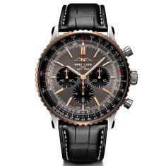 Breitling Navitimer B01 Chronograph 46 Blackeye Grey Dial Black Leather Strap Limited Edition Watch | 46mm | UB01371A1B1P1