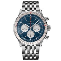Breitling Navitimer B01 Chronograph 46 Blue Dial Stainless Steel Watch | AB0137211C1A1