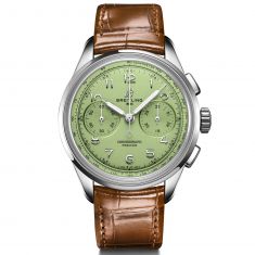 Breitling Premier B09 Chronograph 40 Pistachio Green Dial Watch AB0930D31L1P1