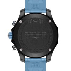 Breitling Professional Endurance Pro Light Blue Rubber Strap Watch 38mm - X83310281B1S1