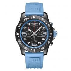 Breitling Professional  Endurance Pro Light Blue Rubber Strap Watch X82310281B1S1